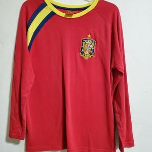 Official Royal Spanish Football Federation pullover with Embroidered Patch